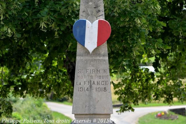 Monument aux Morts de Saint Firmin Nièvre Passion