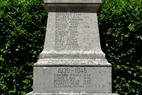 Monument aux morts de Saint Germain des Bois Nièvre Passion