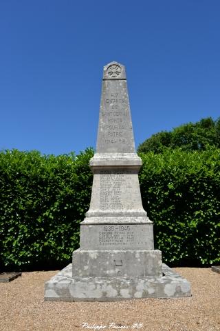 Monument aux morts de Saint Germain des Bois Nièvre Passion