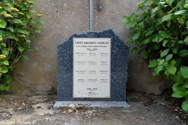 Monument aux morts de Saint Gratien Savigny