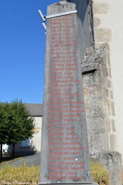 Monument aux morts de Corancy Nièvre Passion