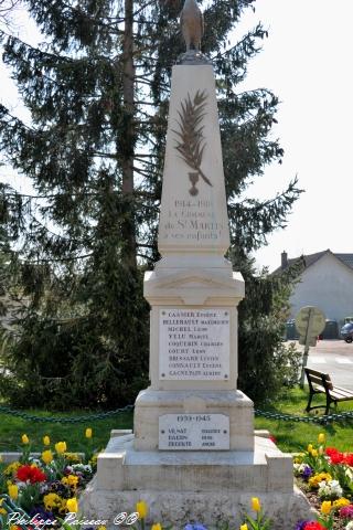 Monument aux morts de Saint Martin Sur Nohain