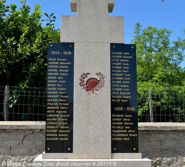 Monument aux morts de Varennes les Narcy