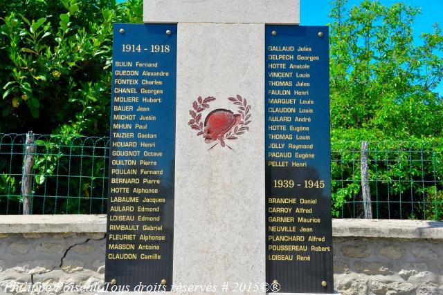 Monument aux morts de Varennes les Narcy