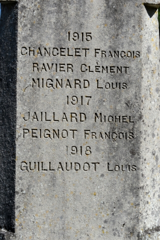 Monument aux morts d'Ourouër aux Amognes