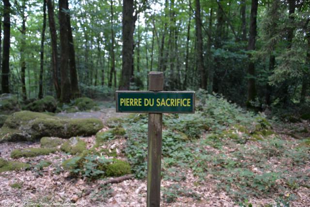 Pierre du Sacrifice à Saint-Saulge