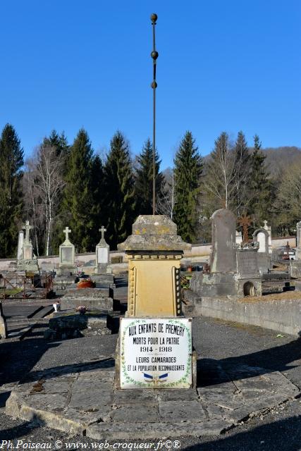 Calvaire de Prémery – Monument aux morts un hommage