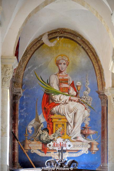 L'intérieur de l'église de Saint-Révérien