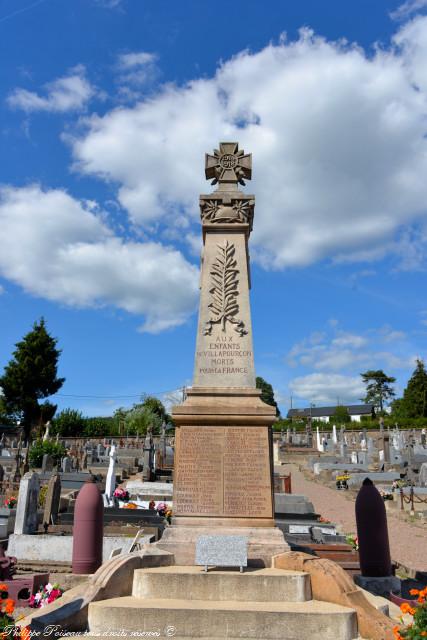 Monument aux morts de Villapourçon Nièvre Passion