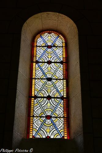 Intérieur de l'Église de Glux en Glenne Nièvre Passion