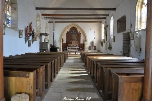 Église de Champlemy Vue de l'intérieur