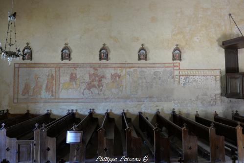 Intérieur de l'église de Verneuil Nièvre Passion