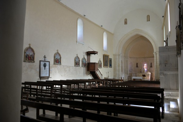 Église de Narcy vue de l'intérieur
