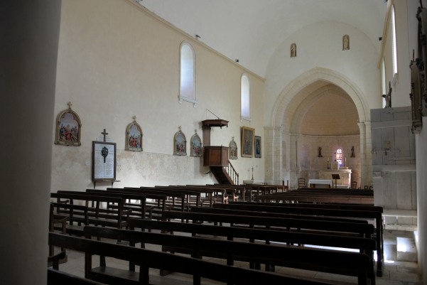 Église de Narcy vue de l'intérieur Nièvre Passion