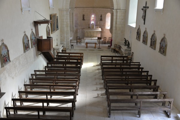 Église de Narcy vue de l'intérieur